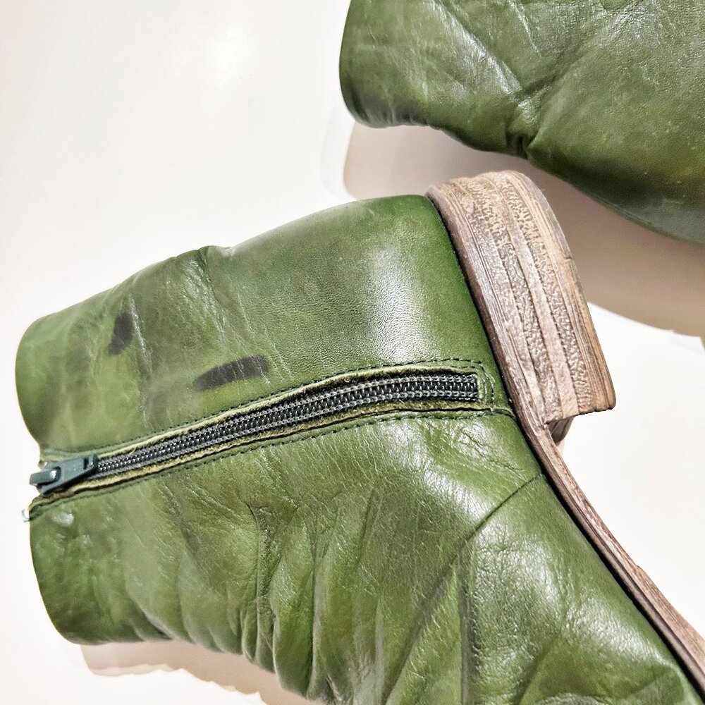 Miz Mooz "Lane" Ankle Bootie in Kiwi - Picture 7 of 10